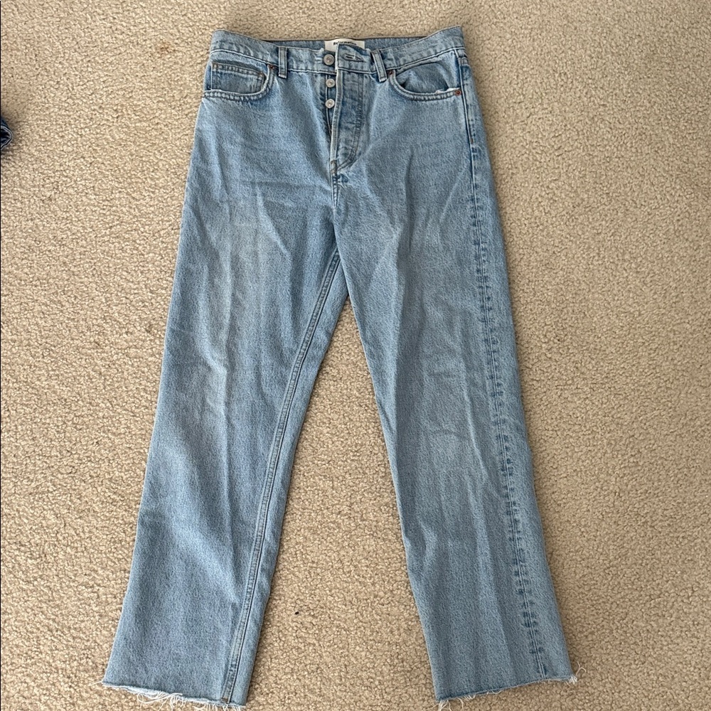 Reformation straight leg jeans